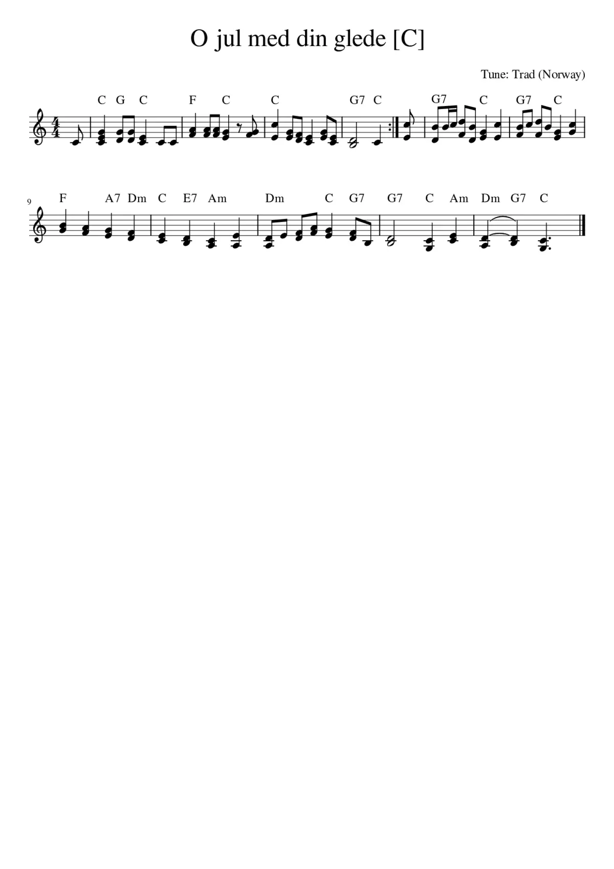 O jul med din glede - Page 1