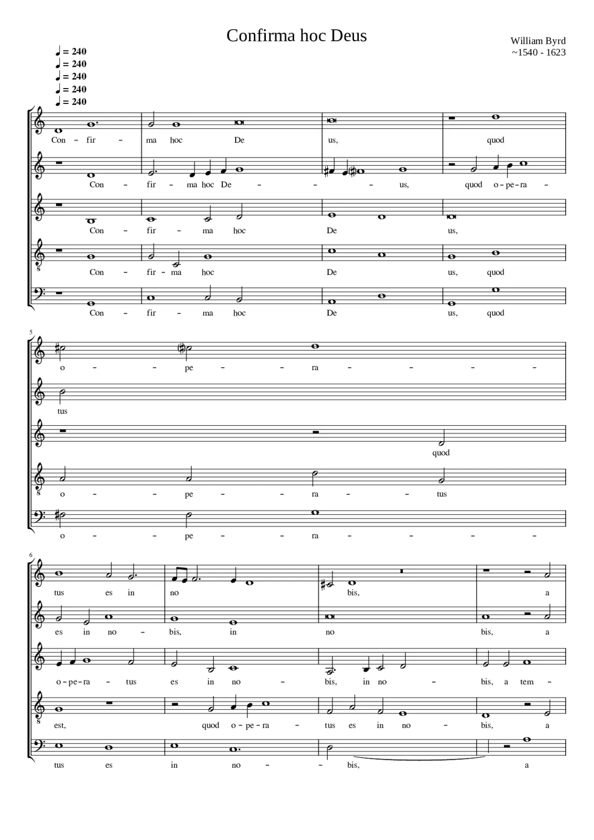 Confirma hoc Deus - Page 1