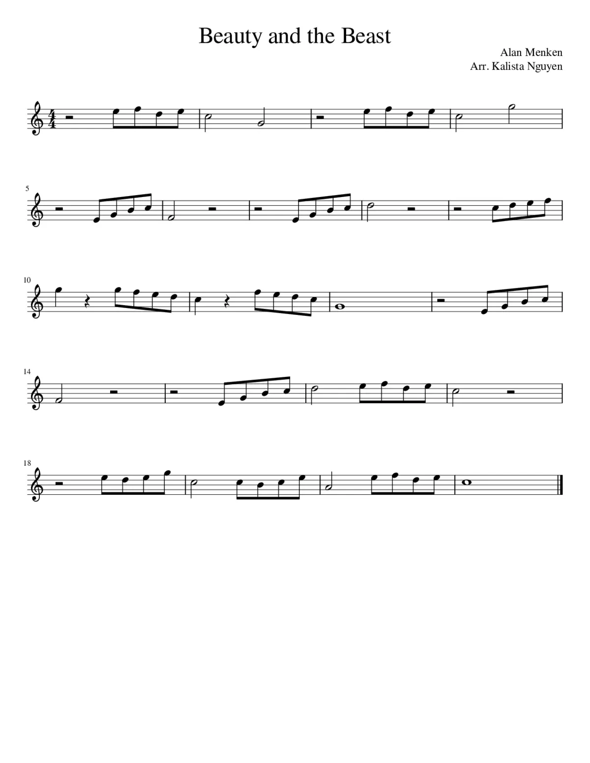 Beauty and the Beast - Page 1