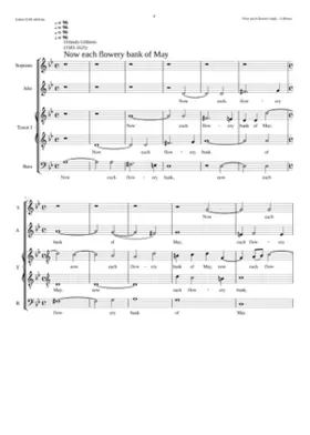 Now each flowery bank of May