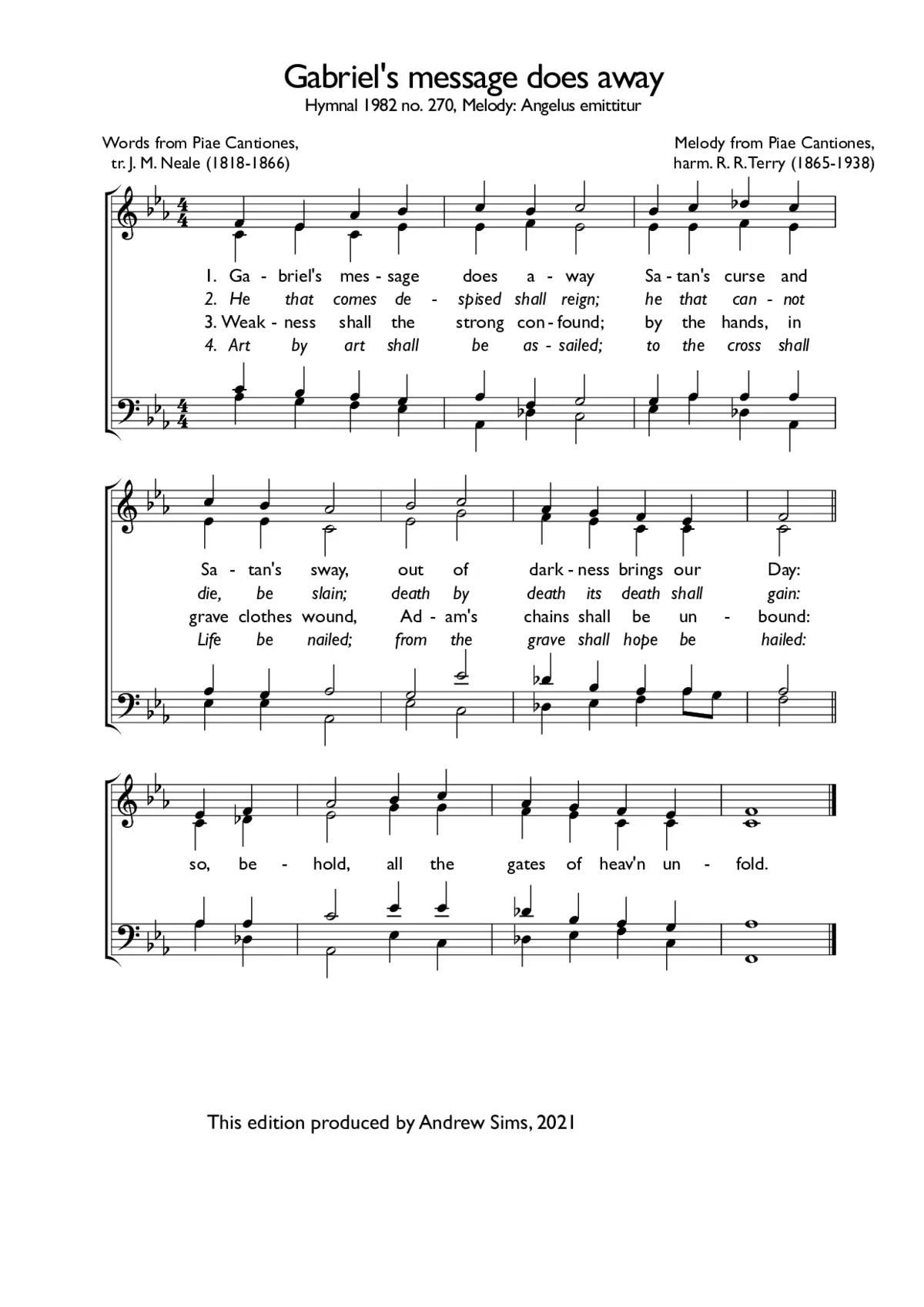 Gabriel’s message does away - Page 1