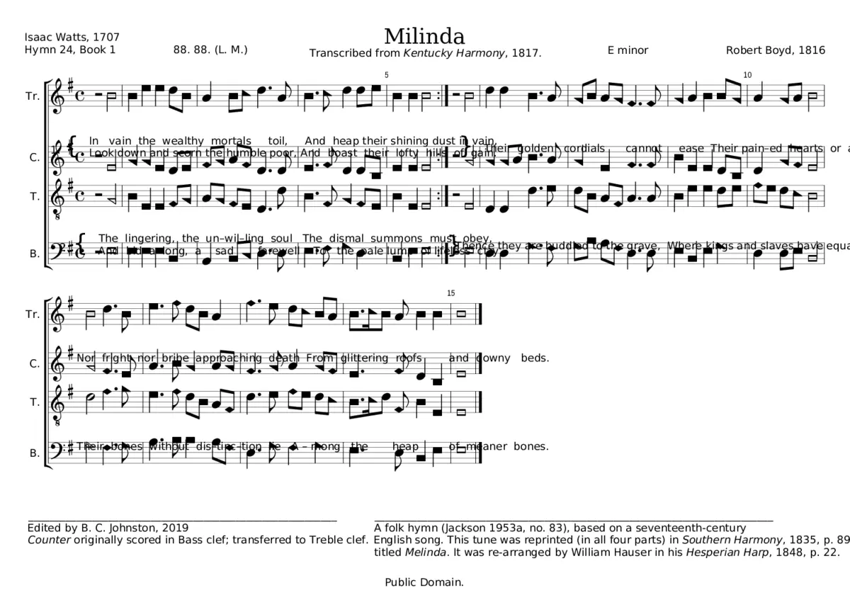 Milinda - Robert Boyd - Page 1