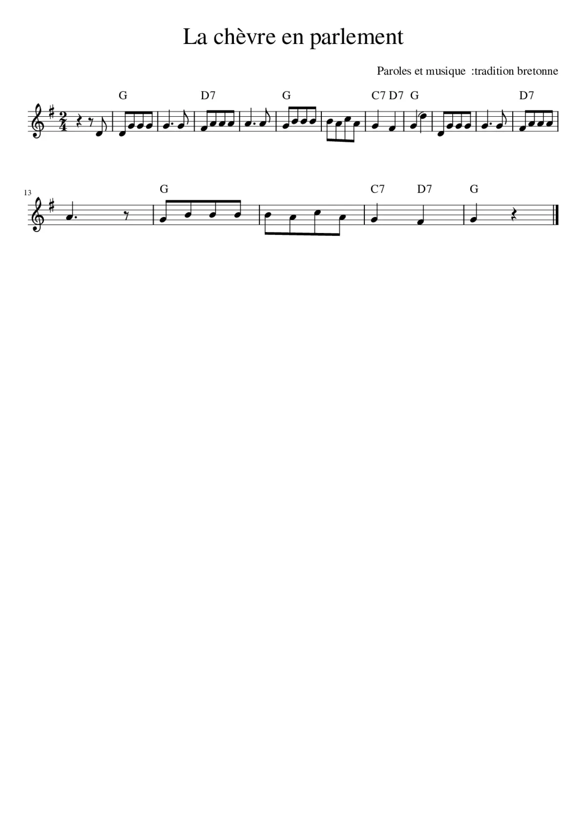 La chèvre en parlement - Page 1