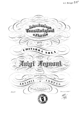 Introduzione, tema, variazioni e finale