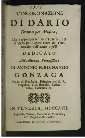 L'incoronazione di Dario