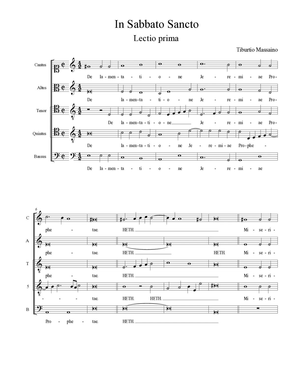 In Sabbato Sancto - Page 1