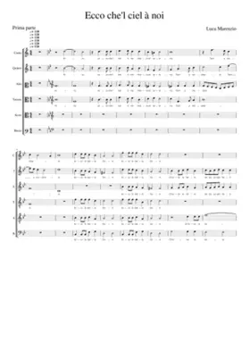 Ecco che'l ciel à noi