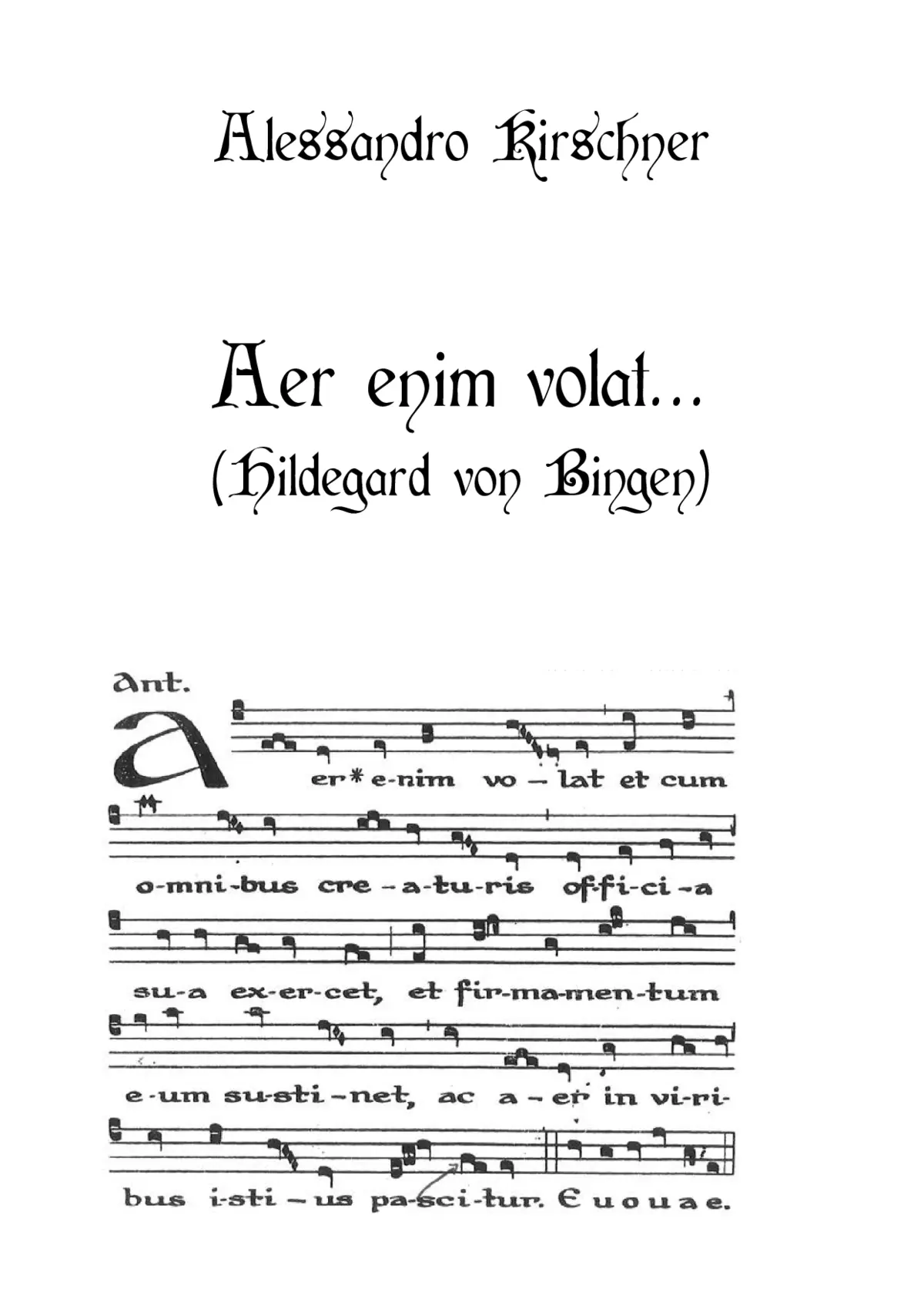 Aer enim volat - Page 1