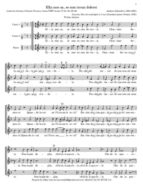 Ella non sa, se non invan dolersi