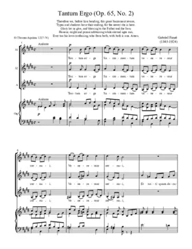 Tantum ergo, Op. 65, No. 2