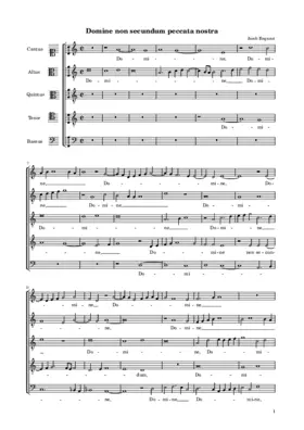 Domine non secundum peccata nostra