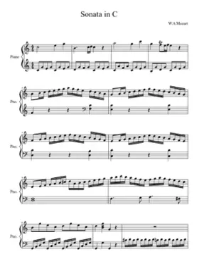 Mozart Sonata in C (K279)