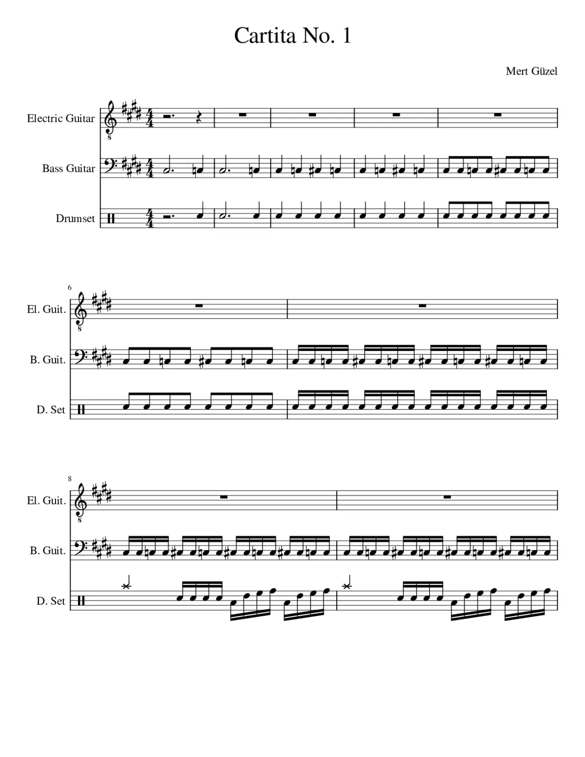 Cartita no. 1 - Page 1