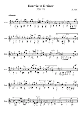 Suite in E minor BWV 996