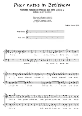 Puer natus in Betlehem