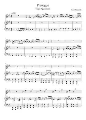 Prologue (Tango Apasionado)
