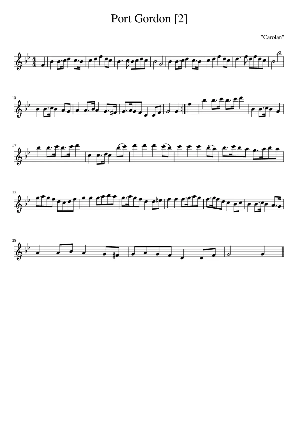 Port Gordon - Page 1