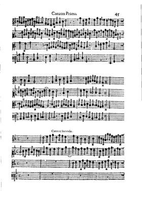 Canzon sopra Primo tono