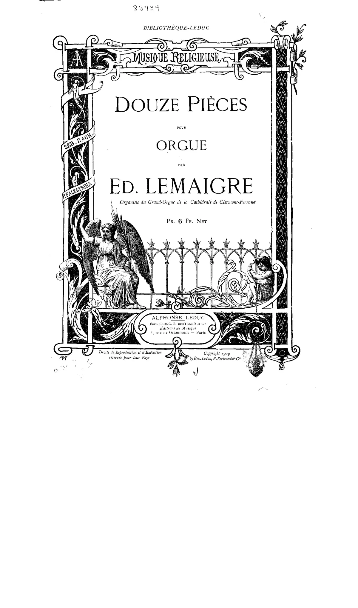 Douze Pièces pour Orgue - Page 1