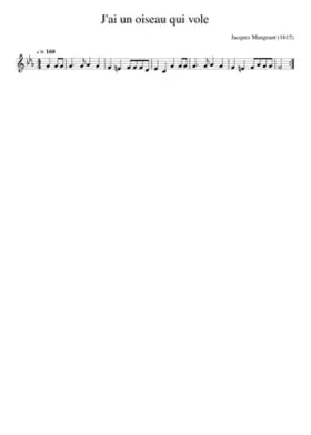 J'ai un oiseau qui vole