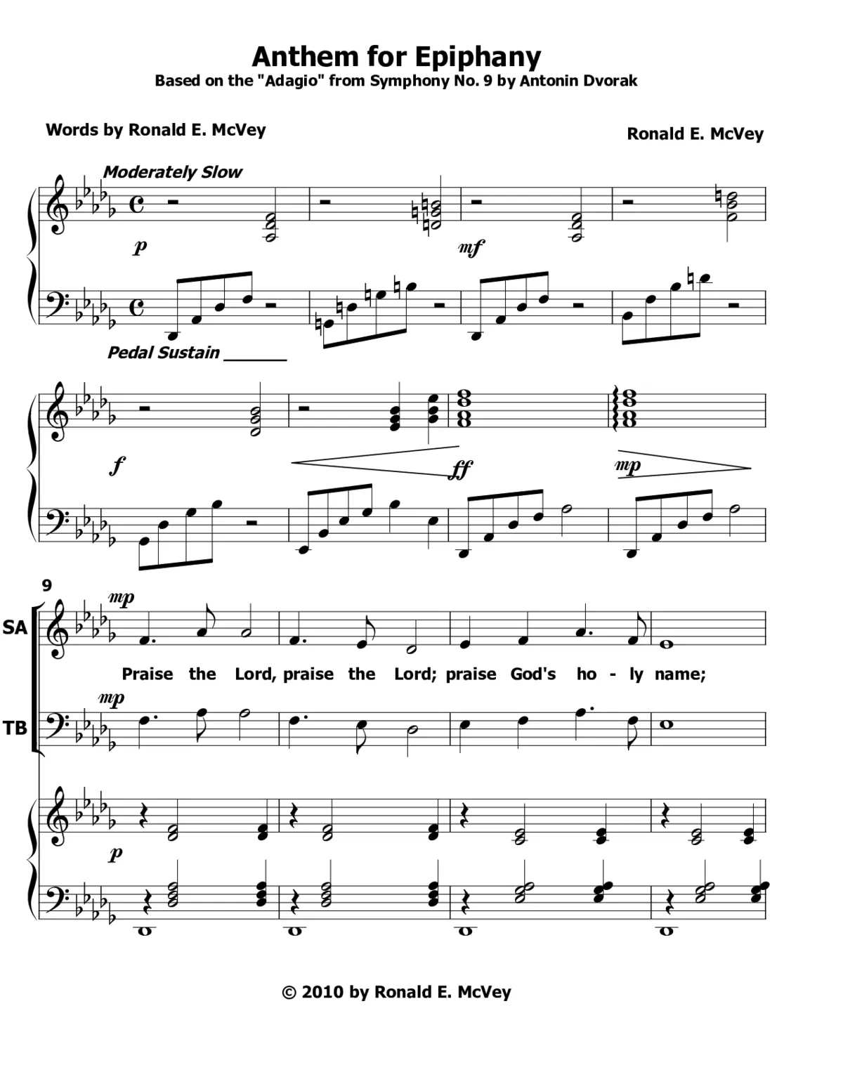 Epiphany Anthem - Page 1