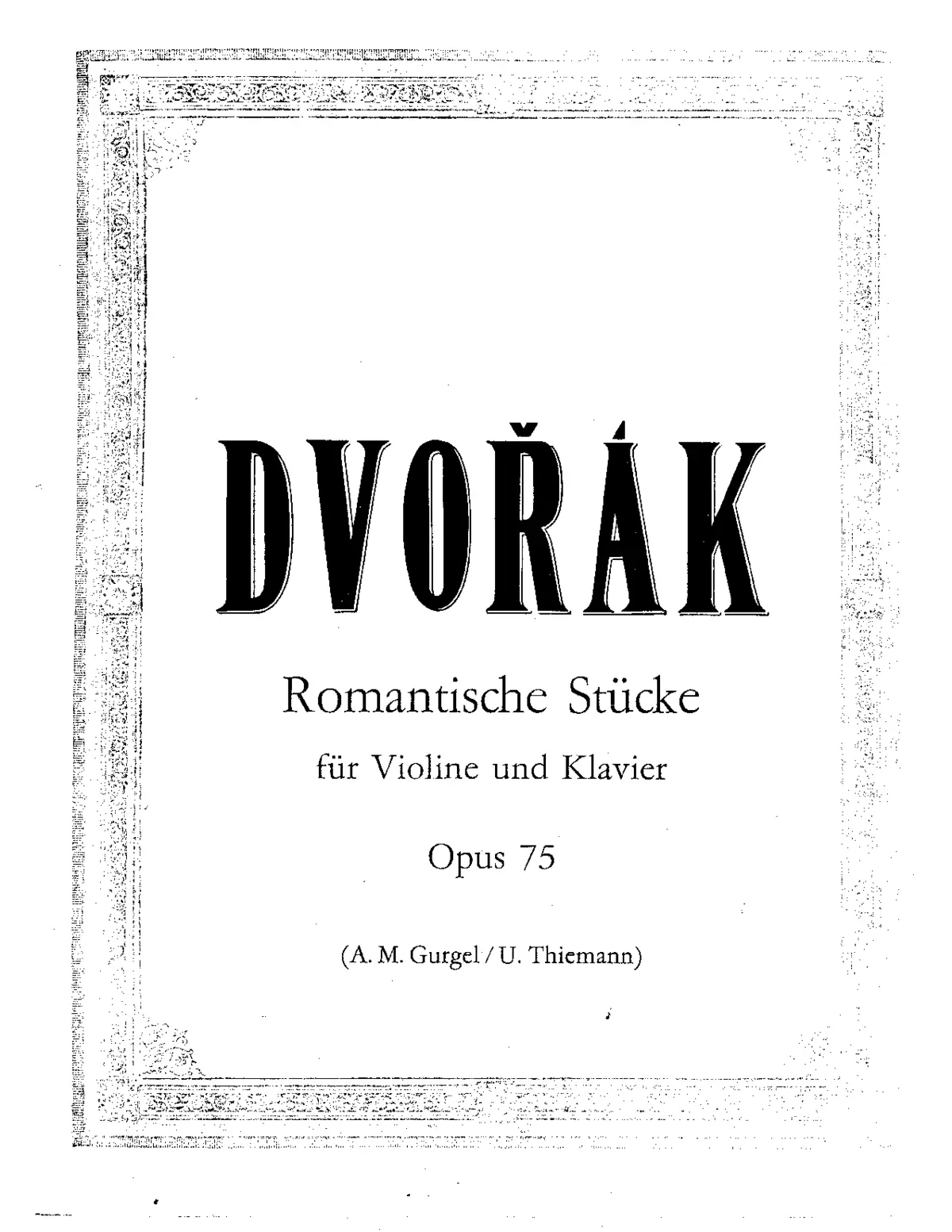 Romantic Pieces - Page 1