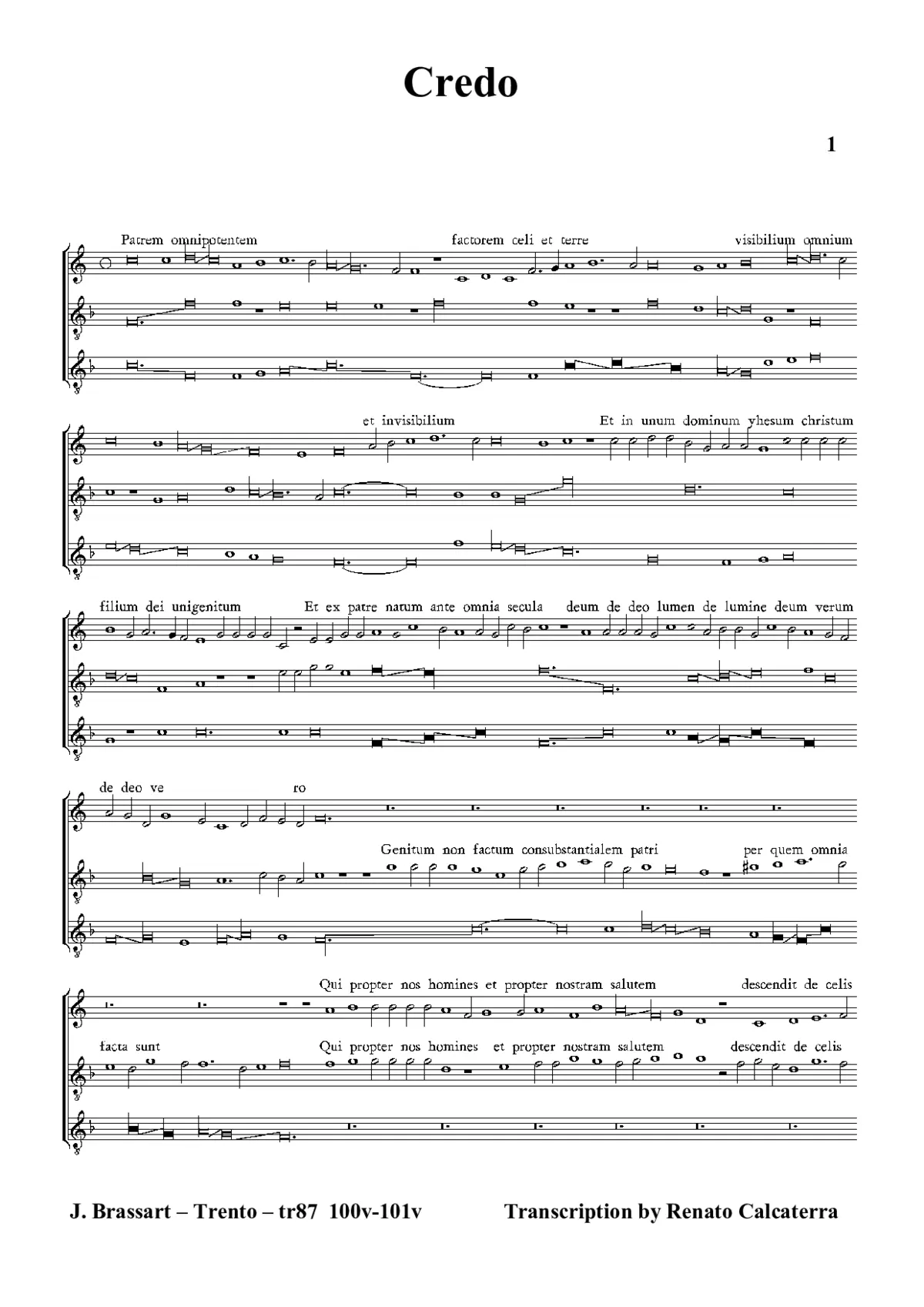 Credo - Page 1