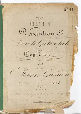 8 Variations for Guitar
