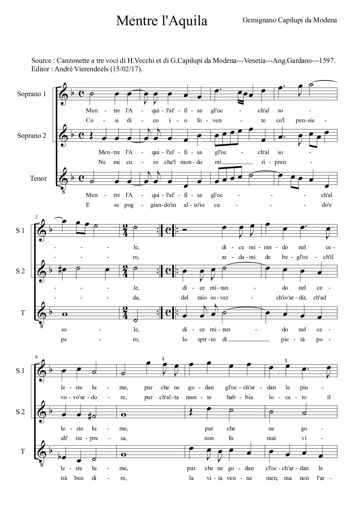 Mentre l'Aquila - Page 1