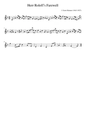 Herr Roloff's Farewell