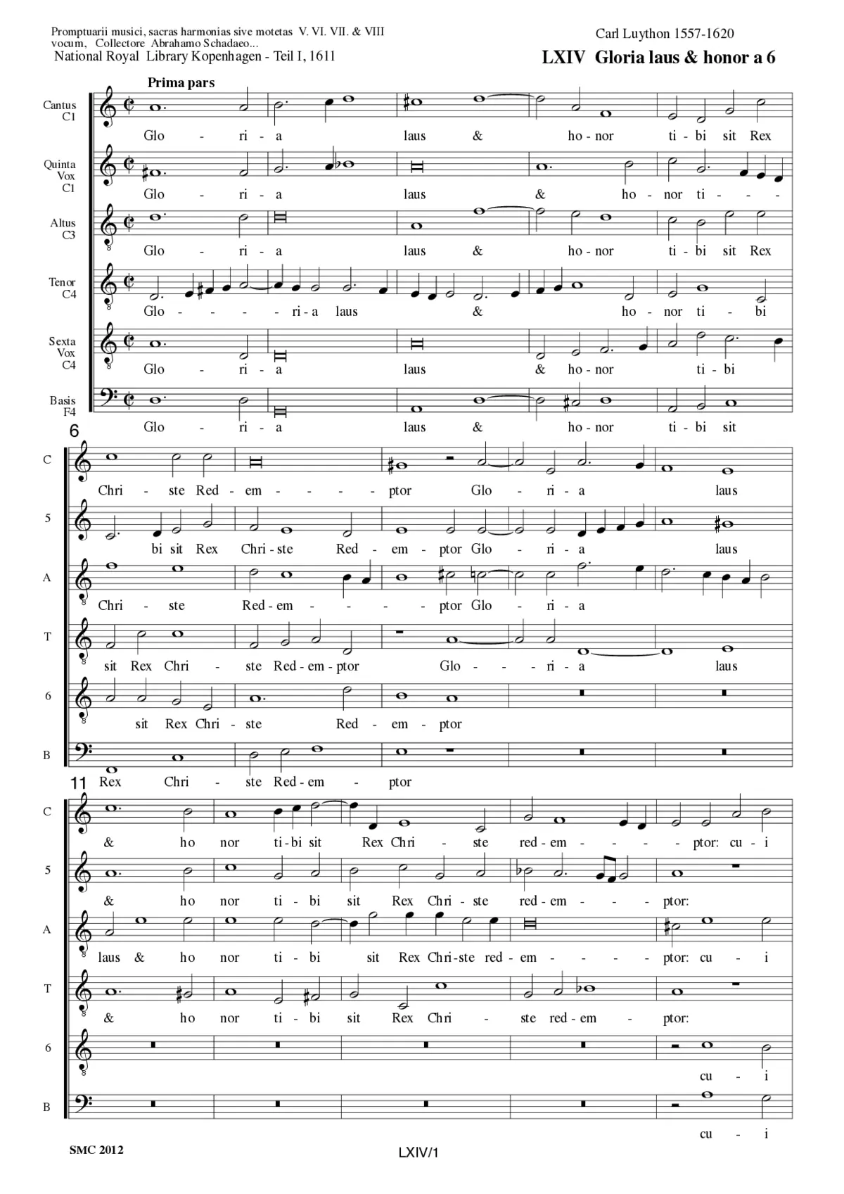Gloria, laus et honor tibi - Page 1