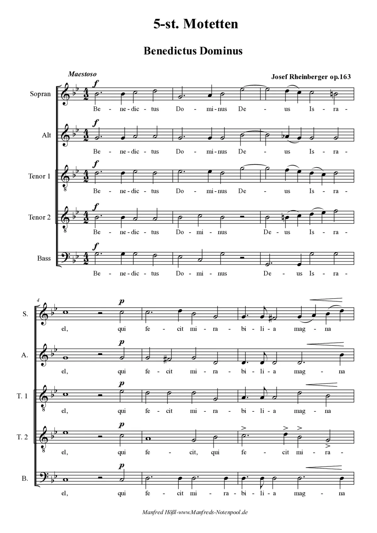 Motetten Op. 163 - Page 1