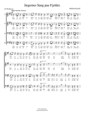 Jægernes Sang paa Fjeldet