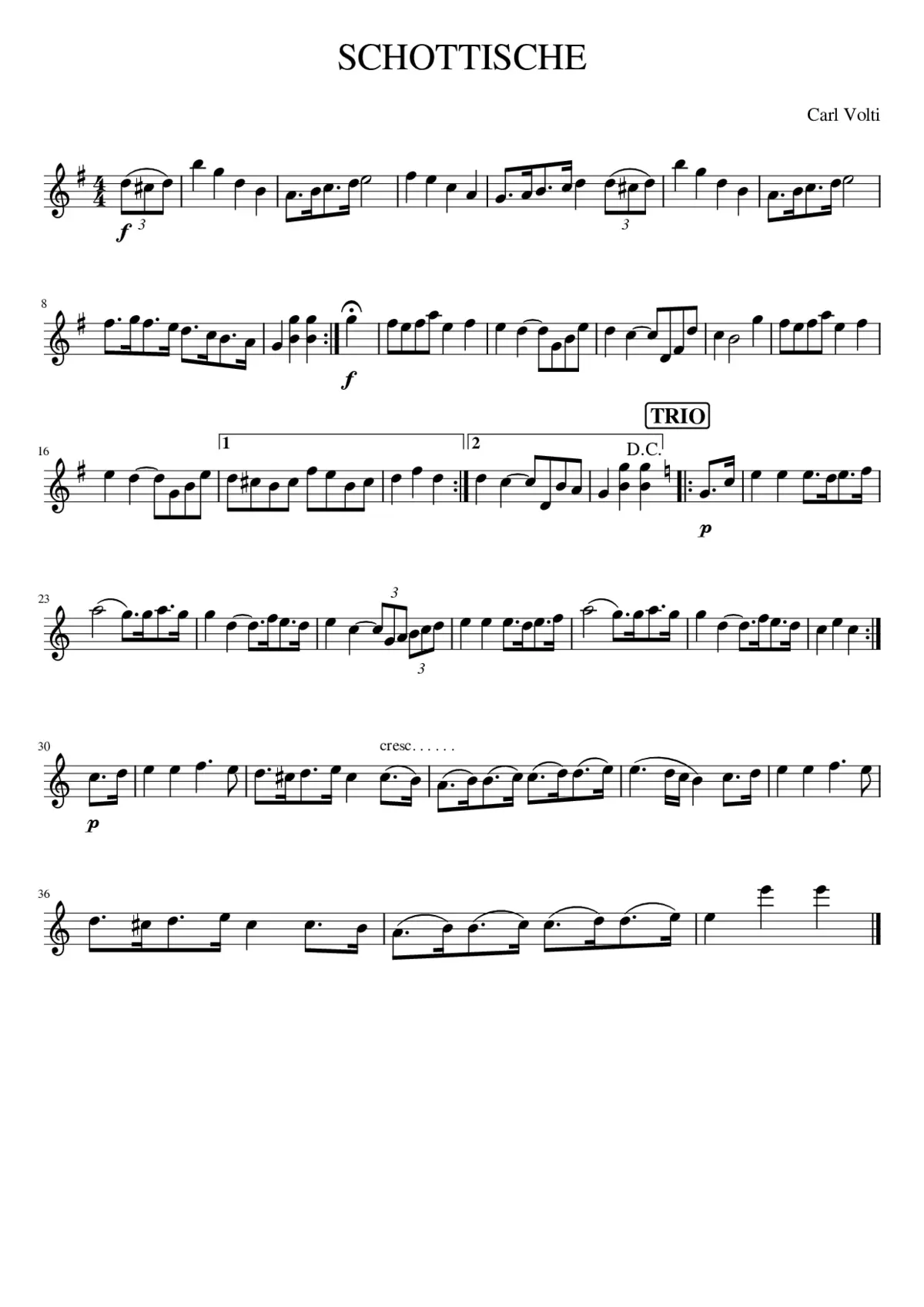 SCHOTTISCHE - Page 1