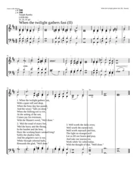 When the twilight gathers fast (II)
