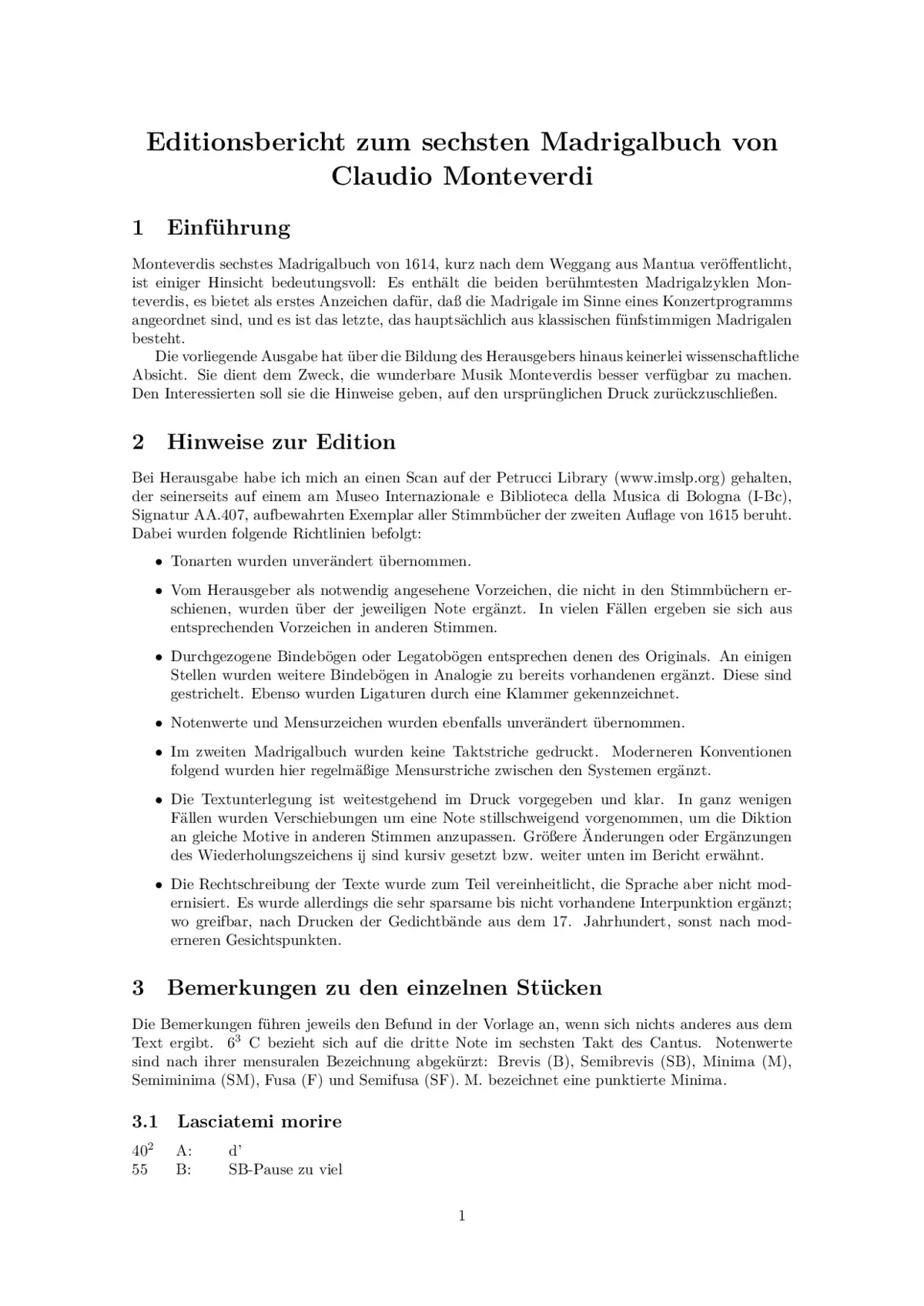 Il sesto libro de madrigali a cinque voci - Page 1