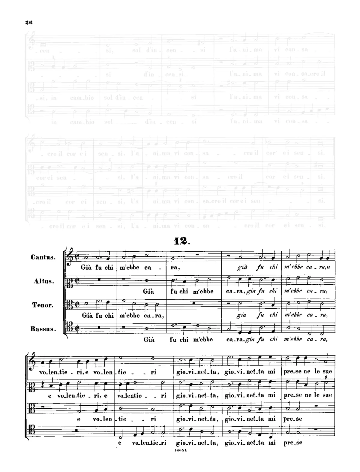 Già fu chi m'ebbe cara - Page 1