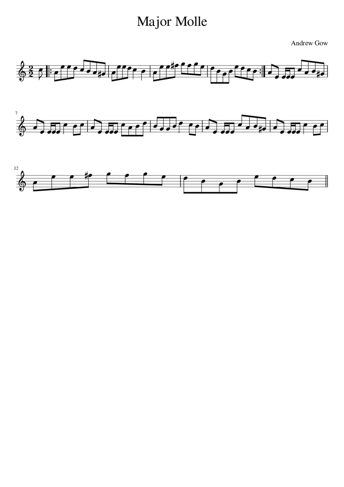 Major Molle - Page 1