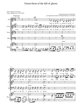 Green thorn of the hill of ghosts