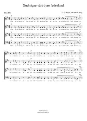 Gud signe vårt dyre fedreland