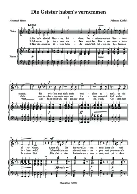 Die Geister haben’s vernommen