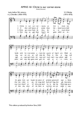 Christ is our cornerstone