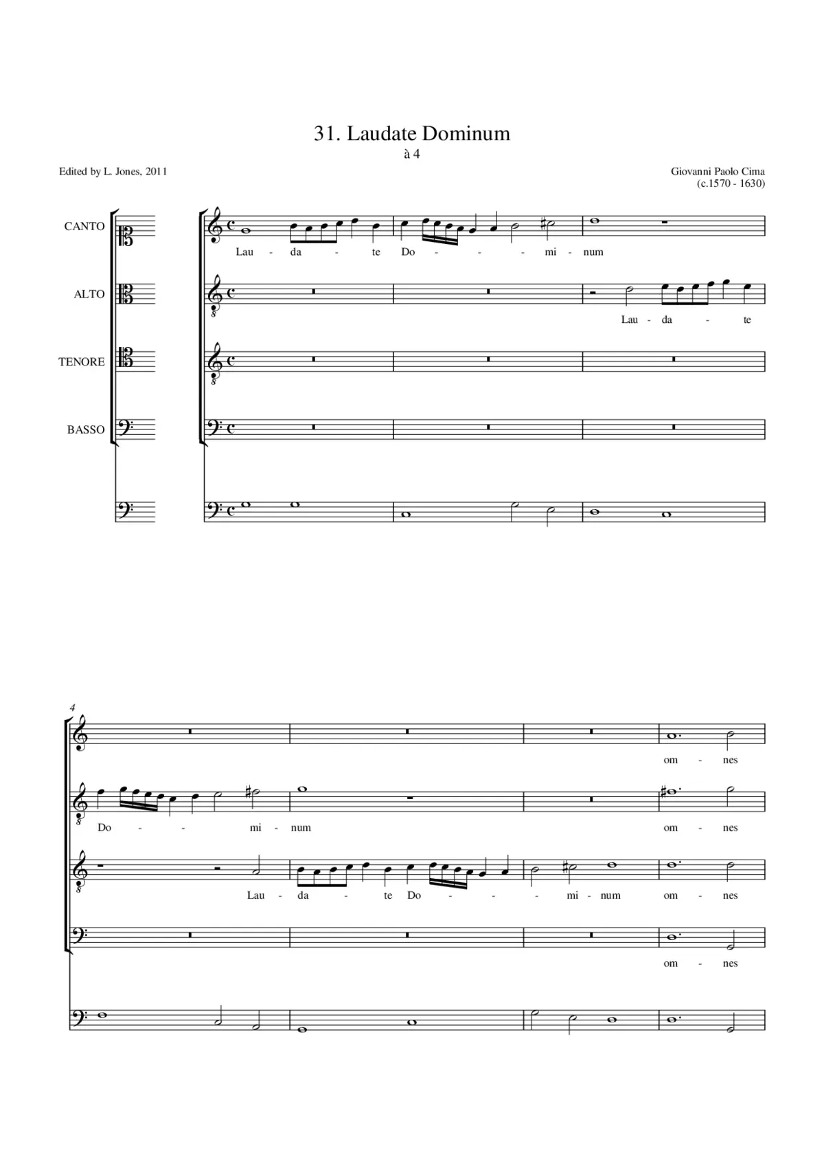 Laudate Dominum - Page 1