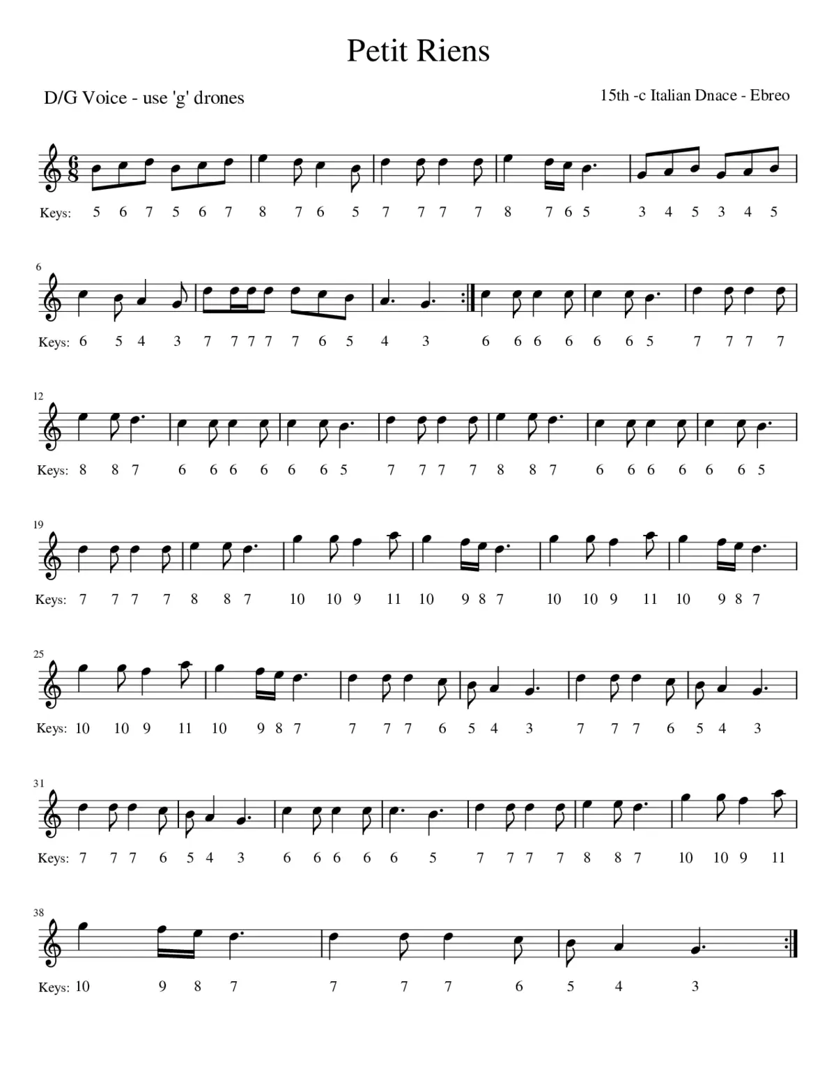 Petit Reins - Page 1