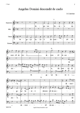 Angelus Domini descendit de caelo