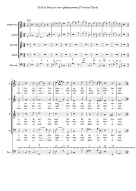 O God thou art my righteousness