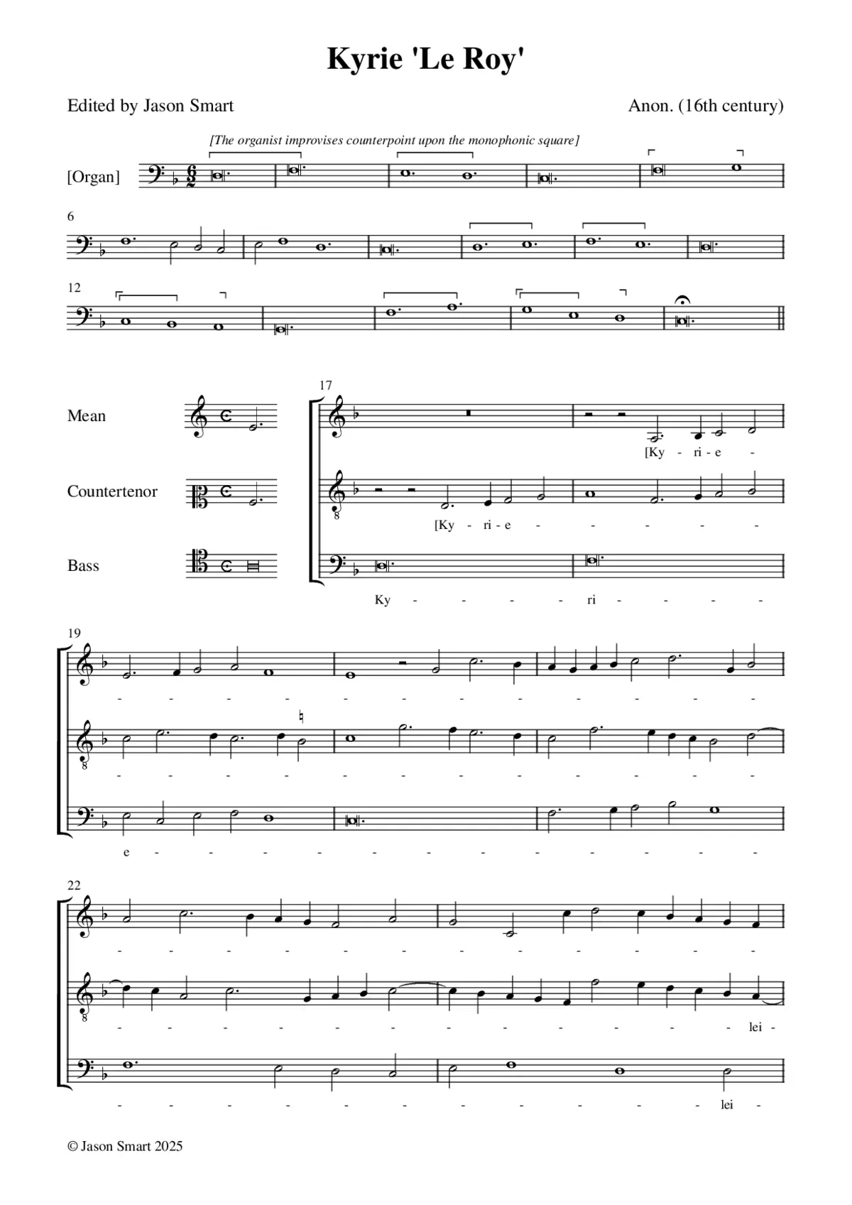 Kyrie 'Le Roy' - Page 1