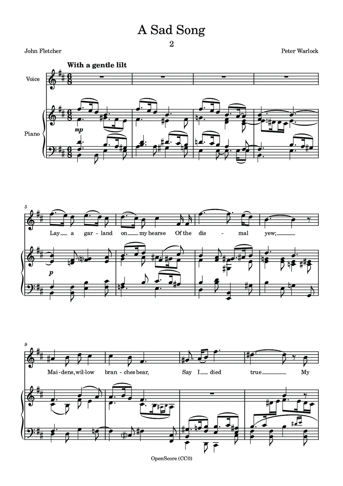 A Sad Song - Page 1