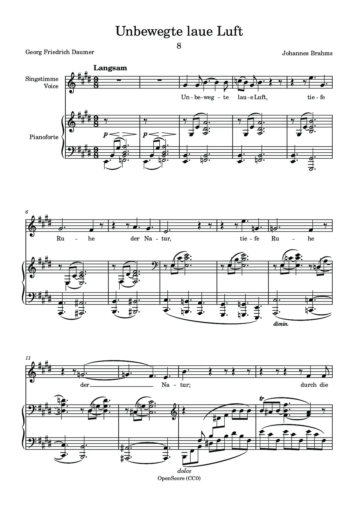 Unbewegte laue Luft - Page 1