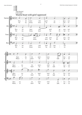 Woeful heart with grief oppressed